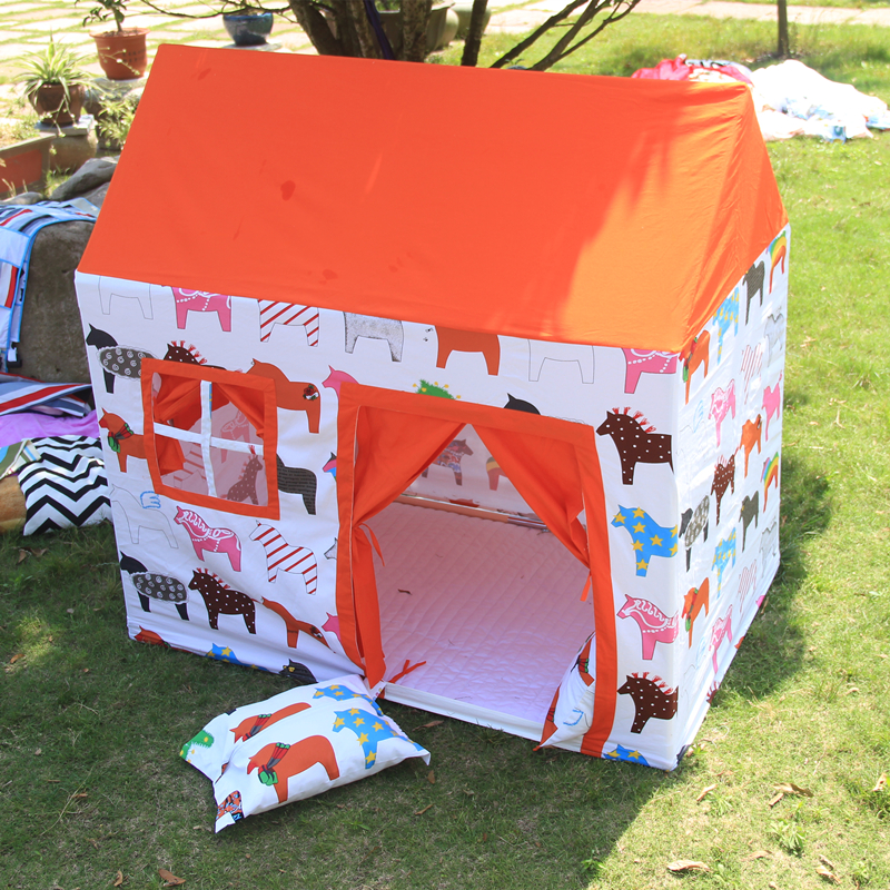 HT05 Play House Tent-Boy Girl Princess Castle Indoor Outdoor Kids House Play Ball Pit Playhouse